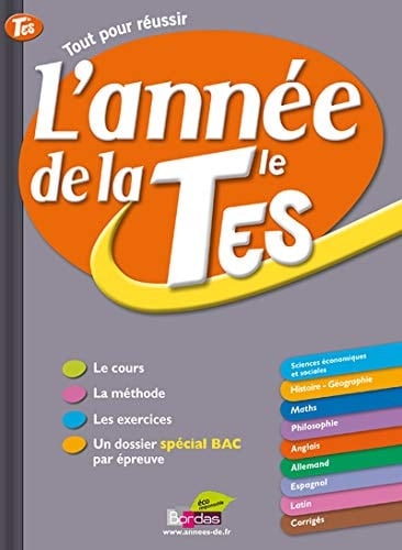 L'année de la Tle ES
