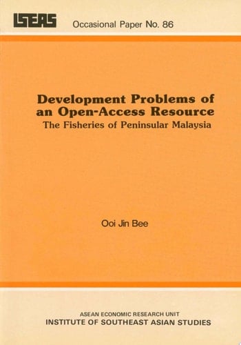 Development Problems of an Open-access Resource The Fisheries of Peninsular Malaysia