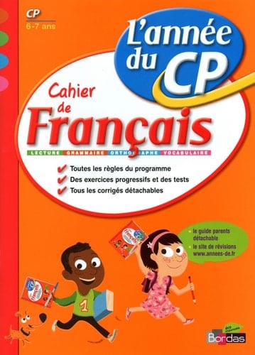 Cahier de français CP L'année du CP