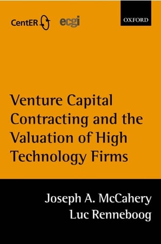 Venture Capital Contracting and the Valuation of High-technology Firms