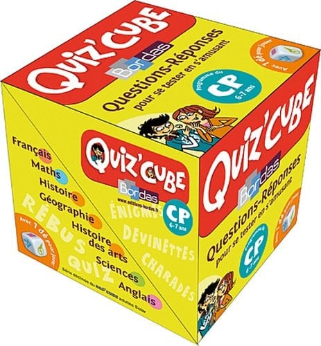 Quiz'cube Programme du CP, 6-7 ans Questions-réponses pour se tester en s'amusant