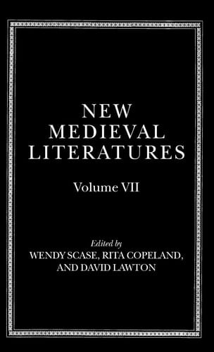 New Medieval Literatures: Volume VII