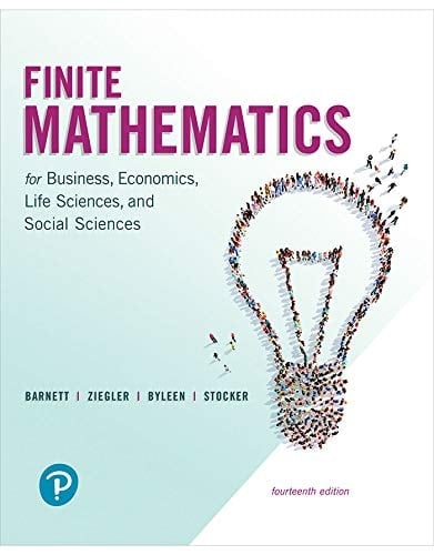 Finite Mathematics for Business, Economics, Life Sciences, and Social Sciences (2-downloads)