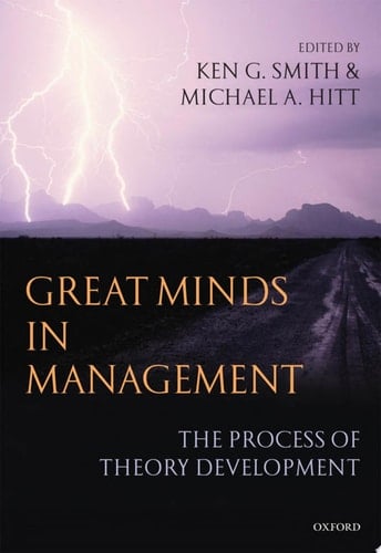 Great Minds in Management: The Process of Theory Development