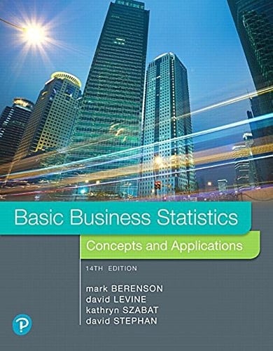Basic Business Statistics Concepts and Applications