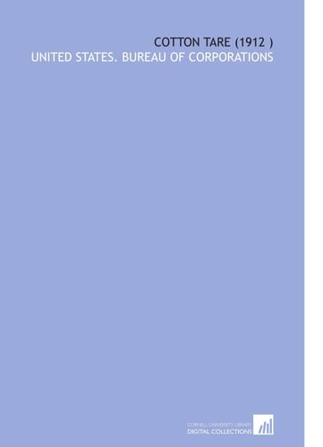 Cotton Tare (1912 )