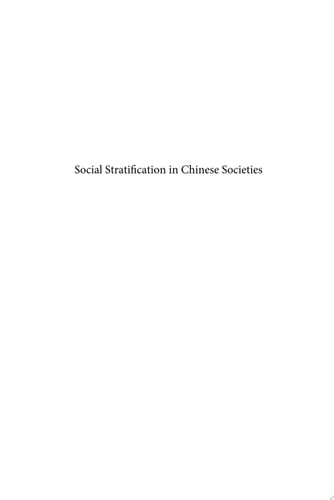 Social Stratification in Chinese Societies