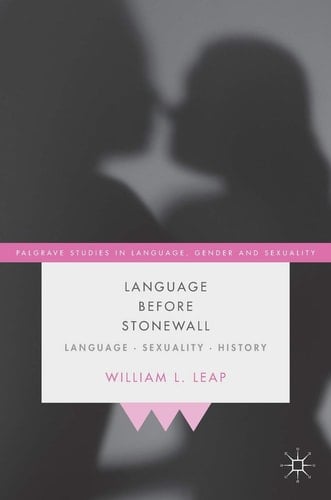 Language Before Stonewall Language, Sexuality, History
