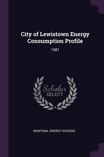City of Lewistown Energy Consumption Profile 1981