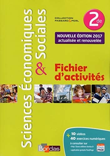 Sciences économiques et sociales 2de Fichier d'activités