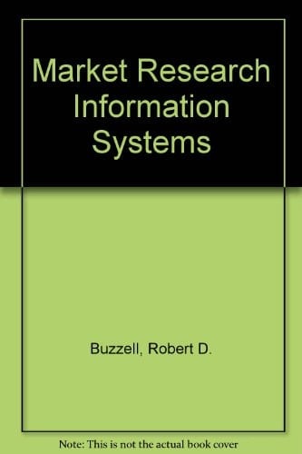 Marketing research and information systems Text and cases. With the assist. of Rex V. Brown