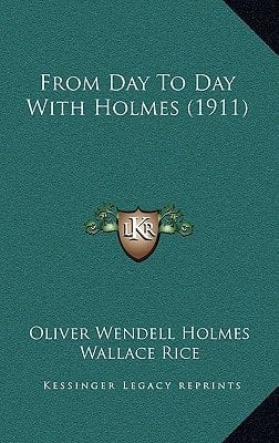 From Day To Day With Holmes (1911)