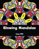 Glowing Mandalas Adult Coloring Book, Design Coloring Book