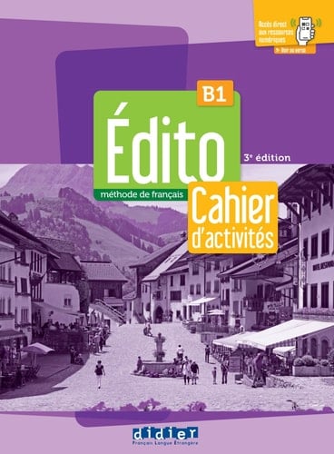Edito B1 Cahier d'activités