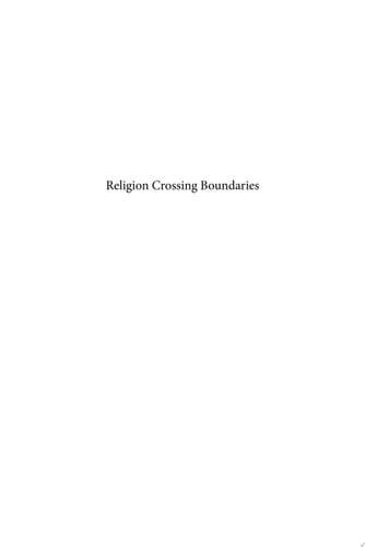 Religion Crossing Boundaries Transnational Religious and Social Dynamics in Africa and the New African Diaspora