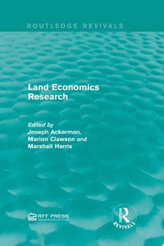 Land Economics Research
