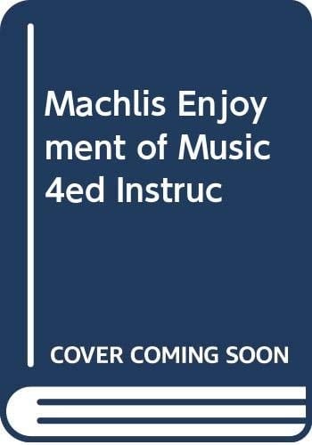 Instructor's manual for the enjoyment of music