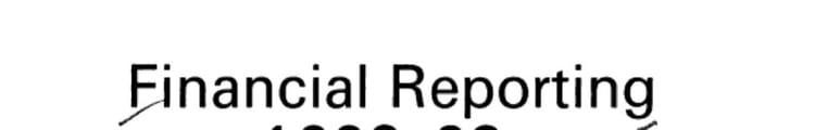 Financial Reporting 1992-93 A Survey of UK Reporting Practice
