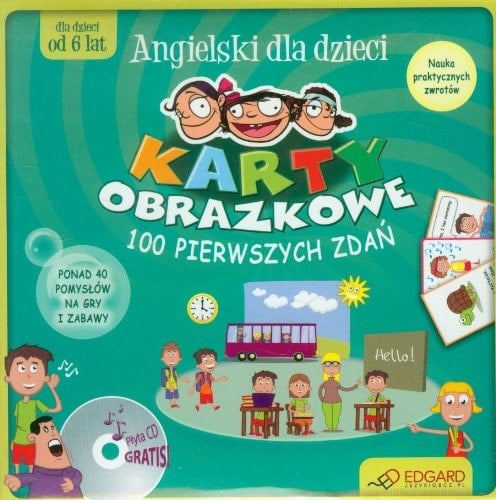 Angielski dla dzieci Karty obrazkowe 100 pierwszych zdan