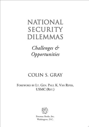 National Security Dilemmas