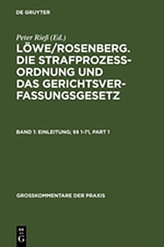 Einleitung; 1-71 (Gro Kommentare Der Praxis) (German Edition)