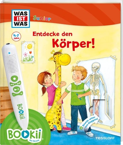 Bookii WAS IST WAS Junior Entdecke den Körper! Über 600 Hörerlebnisse und interaktive Spiele!