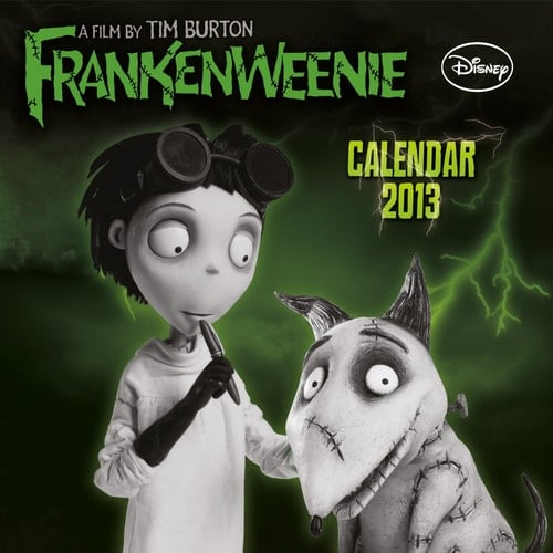 Official Frankenweenie 2013 Calendar