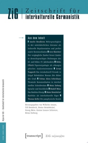 Zeitschrift für interkulturelle Germanistik 10. Jahrgang, 2019, Heft 1