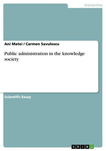Public Administration in the Knowledge Society