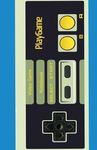 Video Game Notebook Lined A5 Notebook - Cream Paper, A5 Size (5. 5 X 8. 5 Inches), 100 Pages (50 Sheets)