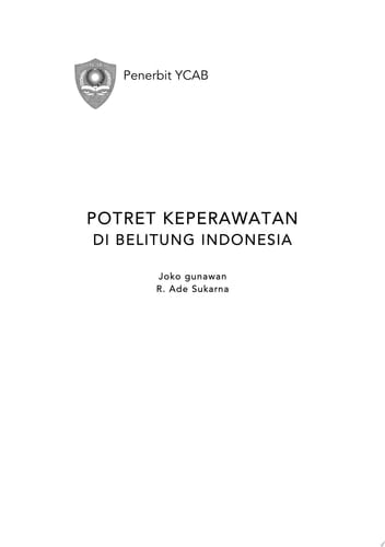 POTRET KEPERAWATAN DI BELITUNG INDONESIA