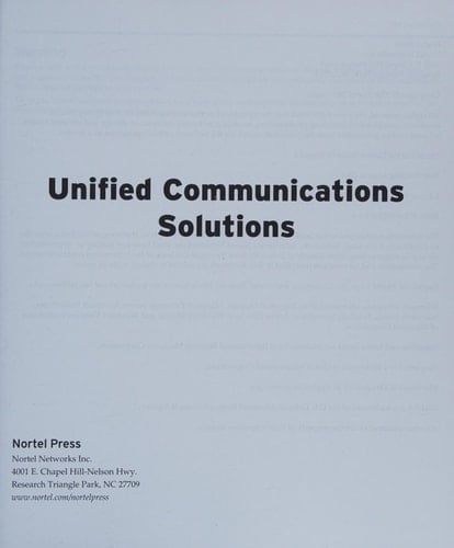 Unified Communications Solutions