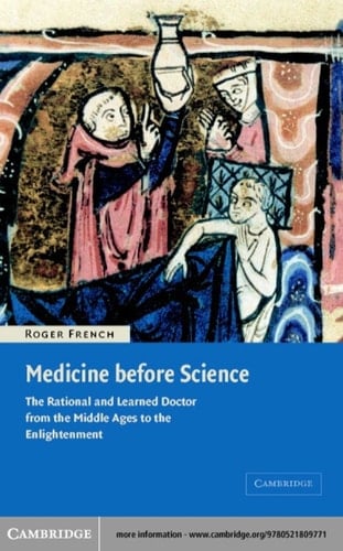 Medicine before Science
