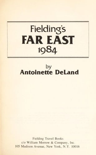 Fielding's Far East 1984