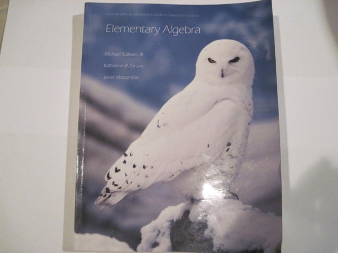 Elementary Algebra (Custom Edition for Bergen Community College)