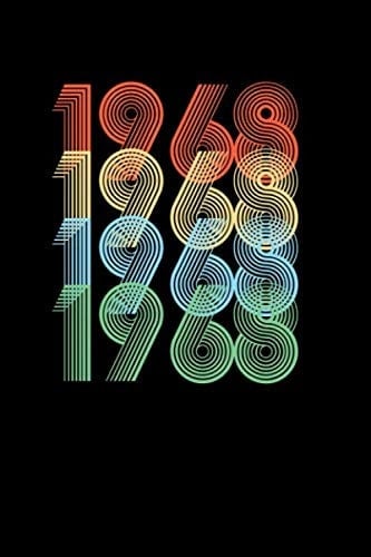 1968 Birthday Journal Book: 1968 Birthday Journal Book
