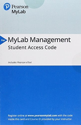 MyLab Management with Pearson eText -- Access Card -- for Organizational Behavior