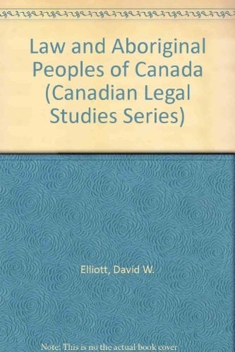 Law and Aboriginal Peoples of Canada