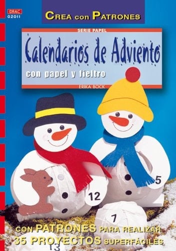 Crea Calendarios de Adviento Con Papel y Fieltro