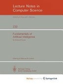 Fundamentals of Artificial Intelligence An Advanced Course