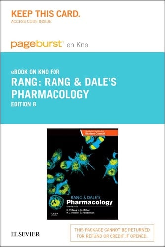 Rang & Dale's Pharmacology Elsevier eBook on Intel Education Study (Retail Access Card)