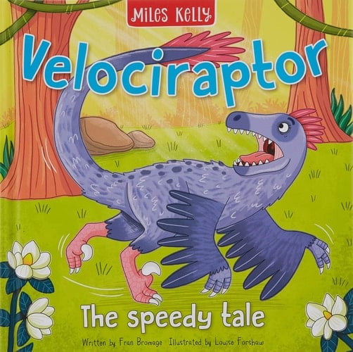 Vicky the Velociraptor Picture Book and Soft Toy