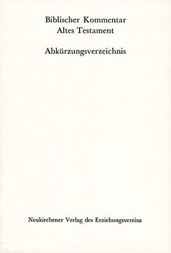 Biblischer Kommentar Altes Testament - Bandausgaben