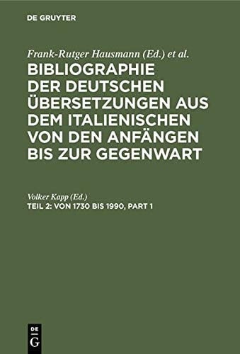 Von 1730 Bis 1990 (German Edition)