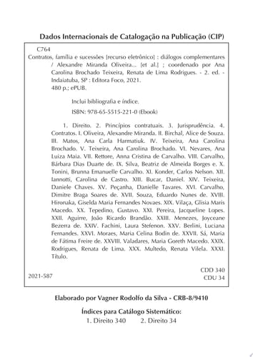 Contratos, família e sucessões Diálogos interdisciplinares