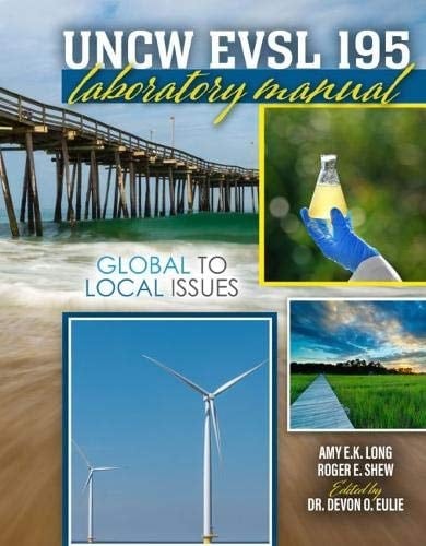 UNCW EVSL 195 Laboratory Manual Global to Local Issues
