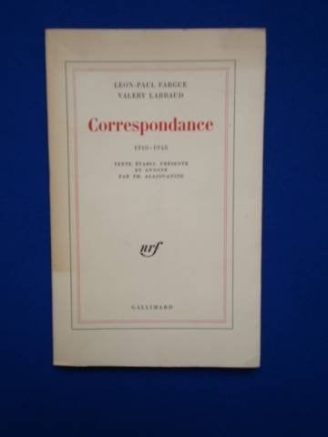 Correspondance 1910-1946