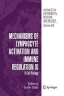 Mechanisms of Lymphocyte Activation and Immune Regulation XI B Cell Biology