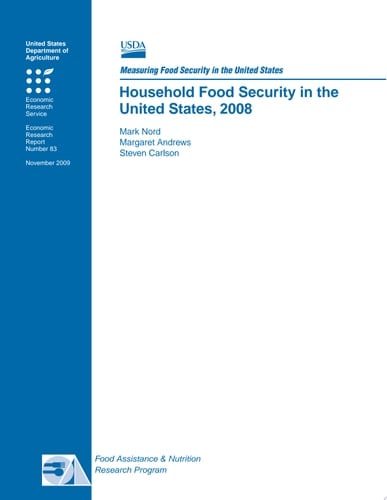 Household Food Security in the United States (2008)