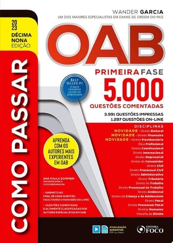 Como passar OAB Primeira Fase 5.000 questões